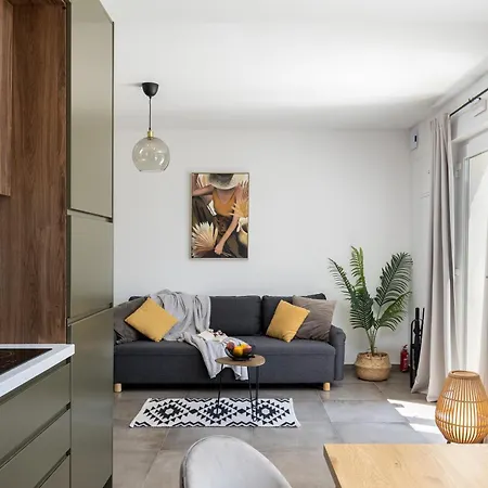 Honoris - Brand New - Private Parking - 90 M From The Beach- Terrace Apartman