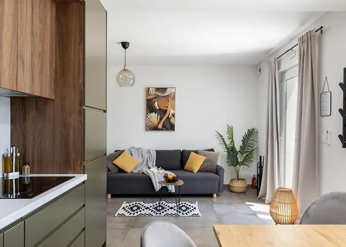 Honoris - Brand New - Private Parking - 90 M From The Beach- Terrace Apartament